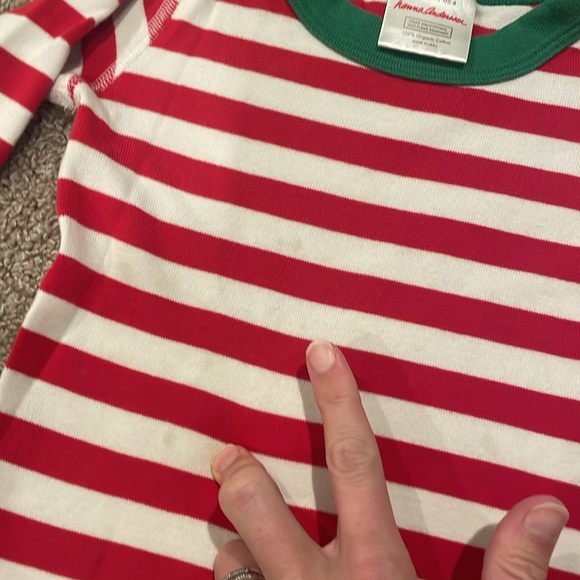 - Hanna andersson pajamas Christmas striped red green hannah Anderson - Picture 4 of 5